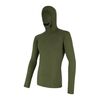 SENSOR Bluza z kapturem męska MERINO DF zielona, Kolor: zielony, Waga: 0.5, Rozmiar: XL