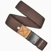 Arcade Elastyczny pasek do spodni Ridge - Med Brown/Oat
