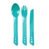 Lifeventure Zestaw sztućców Ellipse Cutlery Set niebieskie
