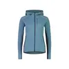 Mons Royale Bluza damska Approach Merino Gridlock Hood niebieska, Waga: 1.5, Rozmiar: XS