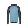 Mons Royale Bluza męska Approach Merino Gridlock Hood niebiesko-szara, Waga: 1.5, Rozmiar: S
