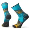 Smartwool Skarpetki Hike Light Cushion Great Excursion Print Crew Socks, Kolor: wielokolorowy, Waga: 0.5, Rozmiar: M (38-41)