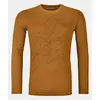 Ortovox Koszulka męska 185 Merino Tangram pomarańczowa, Kolor: inny, Waga: 0.8, Rozmiar: L