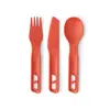 Zestaw sztucców Sea To Summit Passage Cutlery Set - 3pc, Kolor: pomarańczowy, Waga: 0.5