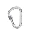 Karabinek Climbing Technology Snappy CF SG Screw Gate - Silver