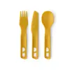Zestaw sztucców Sea To Summit Passage Cutlery Set - 3pc, Kolor: żółty, Waga: 0.5