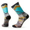 Smartwool Skarpetki rowerowe z wełną merino Bike Zero Cushion Wolf Print Crew Socks, Waga: 0.5, Rozmiar: L (42-45)