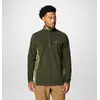 Columbia bluza polarowa męska Klamath Range II Half Zip Greenscape, Kolor: zielony, Waga: 0.5, Rozmiar: XL