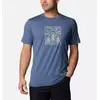 Columbia T-shirt męski Kwick Hike Graphic SS Tee Dark Mountain, Waga: 0.5, Rozmiar: XL