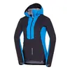 Northfinder Kurtka hybrydowa damska Cheryl - Black / Blue, Kolor: wielokolorowy, Waga: 1, Rozmiar: S