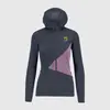 Karpos Bluza damska NUVOLAU W FLEECE OMBRE różowo-niebieska, Kolor: szary, Waga: 0, Rozmiar: XS