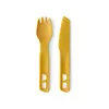Sea To Summit Zestaw sztucców Passage Cutlery Set 2 szt pomarańczowe, Kolor: żółty, Waga: 0.5