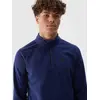 4F bluza polarowa męska M044 granatowa, Kolor: granatowy, Rozmiar: S