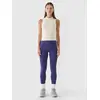 4F Legginsy damskie Cas F195 fioletowe, Kolor: granatowy, Rozmiar: XS