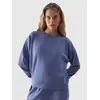 4F bluza bawełniana damska bez kaptura F1342 niebieska, Kolor: niebieski, Rozmiar: XL