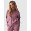 4F bluza dresowa rozpinana z kapturem F1341 różowa, Kolor: różowy, Rozmiar: XL