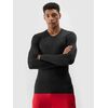 4F koszulka z długim rękawem longsleeve męska FNK M183 czarna, Kolor: czarny, Rozmiar: XL