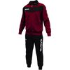 GIVOVA dres sportowy męski komplet bluza i spodnie TR018 czarny/zielony, Kolor: czerwony, Rozmiar: L