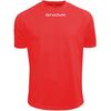 GIVOVA koszulka sportowa męska t-shirt treningowy MAC01 czerwona, Kolor: czerwony, Rozmiar: S