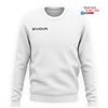 GIVOVA bluza męska polarowa sportowa G/COLLO MA019 biała, Kolor: biały, Rozmiar: XL