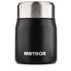 METEOR termos turystyczny obiadowy z łyżeczką czarny 500 ml
