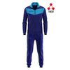 GIVOVA dres sportowy męski komplet bluza i spodnie TR018 czarny/zielony, Kolor: granatowy, Rozmiar: 3XL