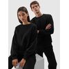 4F bluza dresowa bez kaptura bawełniana unisex 4FWAW24TSWSU1313 czarna, Kolor: czarny, Rozmiar: M