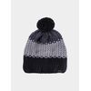 4F czapka bawełniania dziecięca z pomponem M432 czarna, Kolor: czarny, Rozmiar: one size