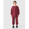 4F spodnie dresowe dziecięce unisex 4FJWAW24TTROU0920 czerwone, Kolor: czerwony, Rozmiar: 164