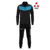 GIVOVA dres sportowy męski komplet bluza i spodnie TR018 czarny/zielony, Kolor: granatowy, Rozmiar: M