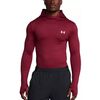UNDER ARMOUR koszulka treningowa męska termoaktywna z kapturem Elite Scuba Hdy czerwona, Kolor: czerwony, Rozmiar: M