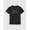 4F koszulka sportowa trekkingowa t-shirt dla dziewczynki 4FJWSS25TFTSF1199 czarna, Kolor: czarny, Rozmiar: 158/164
