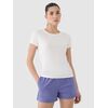 4F koszulka damska t-shirt treningowy 4FRSS25TFTSF1235 biały, Kolor: biały, Rozmiar: XS