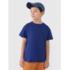 4F koszulka bawełniana t-shirt dla chłopca 4FJWSS25TTSHM2325 niebieska, Kolor: niebieski, Rozmiar: 134
