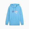 PUMA bluza treningowa męska Manchester City niebieska, Kolor: niebieski, Rozmiar: XS
