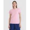 4F t-shirt damski koszulka bawełniana 4FWMM00TTSHF2255 różowa, Kolor: różowy, Rozmiar: XS
