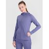 4F bluza damska dresowa sportowa treningowa z kapturem 4FRSS25TFSWF467 niebieska, Kolor: niebieski, Rozmiar: L