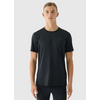 4F t-shirt do ćwiczeń koszulka męska 4FWSS25TFTSM1343 czarna, Kolor: czarny, Rozmiar: XL