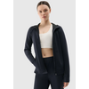 4F bluza damska dresowa sportowa treningowa z kapturem 4FRSS25TFSWF467 czarna, Kolor: czarny, Rozmiar: XL