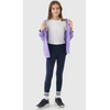 4F legginsy dziecięce bawełniane 4FJWMM00TTIGF220 granatowe