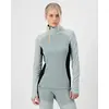 Mons Royale koszulka damska merino Womens Olympus Half Zip Glacier / Dew / Black, Rozmiar: L