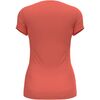 ODLO Koszulka damska Active F-Dry Light Eco BL Top Crew Neck różowa, Kolor: pomarańczowy, Rozmiar: XL