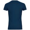 ODLO Koszulka tech. męska BL TOP crew neck s/s ACTIVE F-DRY LIGHT niebieska, Kolor: granatowy, Rozmiar: M