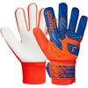 REUSCH rękawice bramkarskie Attrakt Starter Solid Junior, Kolor: pomarańczowy, Rozmiar: 7