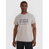 4F t-shirt bawełniany koszulka męska 4FWSS25TTSHM2209 szary, Kolor: szary, Rozmiar: XXL