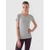 4F koszulka damska do biegania z odblaskami F0953 szara, Kolor: szary, Rozmiar: XS/S