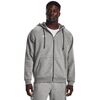 UNDER ARMOUR bluza dresowa męska rozpinana Rival Fleece FZ szara, Kolor: szary, Rozmiar: L