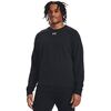 UNDER ARMOUR bluza męska dresowa Rival Fleece Crew czarna, Kolor: czarny, Rozmiar: L