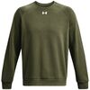 UNDER ARMOUR bluza dresowa męska Rival Fleece Crew szara, Kolor: zielony, Rozmiar: M