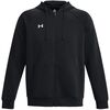 UNDER ARMOUR bluza dresowa męska rozpinana Rival Fleece FZ czarna, Kolor: czarny, Rozmiar: M